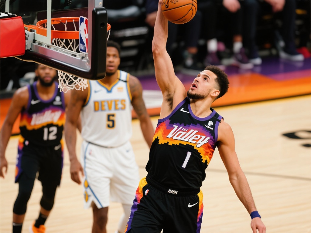 掘金两连败跌胜率,湖人逆袭重回西部前三 以对阵太阳的一场比赛为例,掘金在前三节保